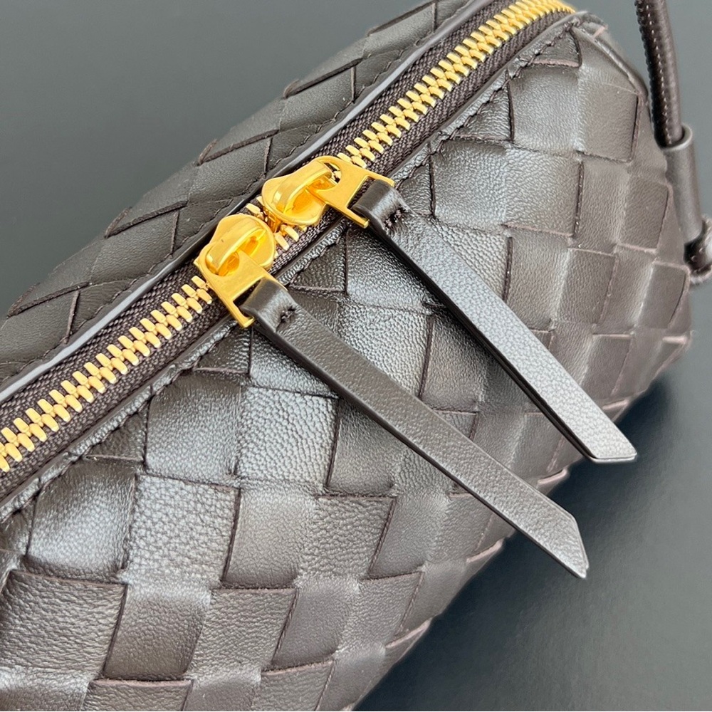 Bottega Veneta Mini Woven Leather Crossbody - Picture 6 of 8